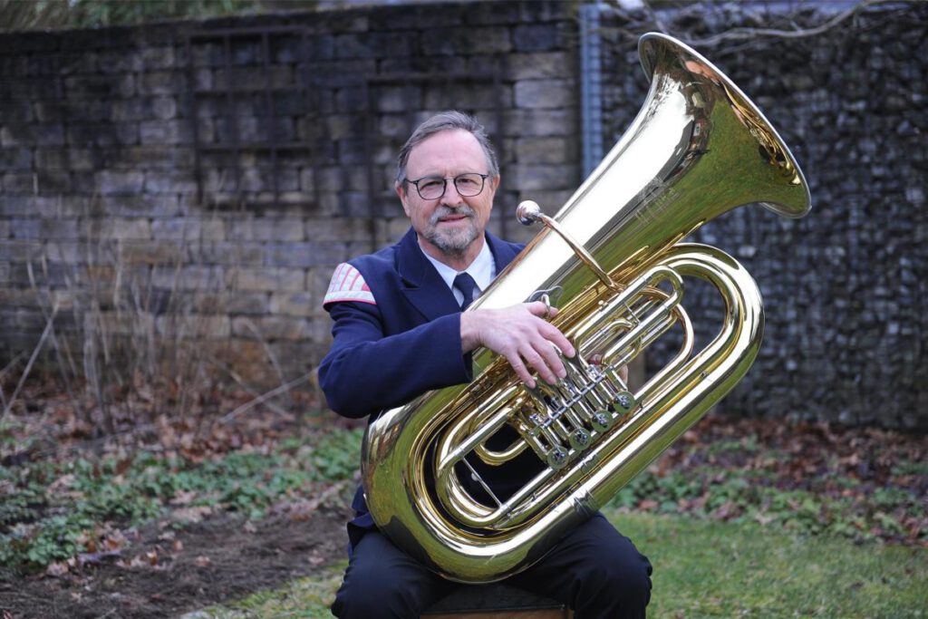 Heinz Achtermann und seine Tuba